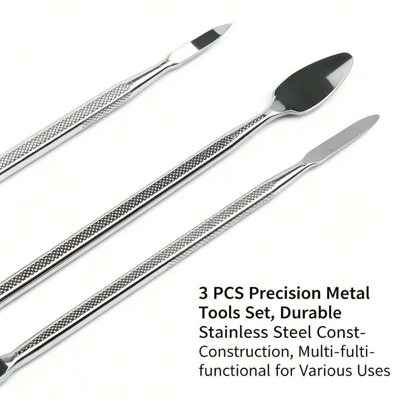 Tools In Electrical Workshop - Doppelendiges Metall-Hebelwerkzeug-Set, 3-teilig, für die Demontage