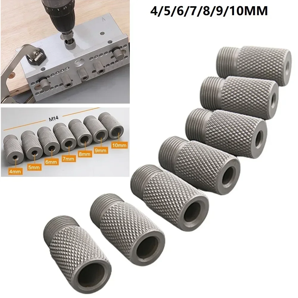 Pocket Hole Jig - Holzbearbeitung Edelstahl Kernbohrhülse 4mm-10mm Bohrführung Buchse