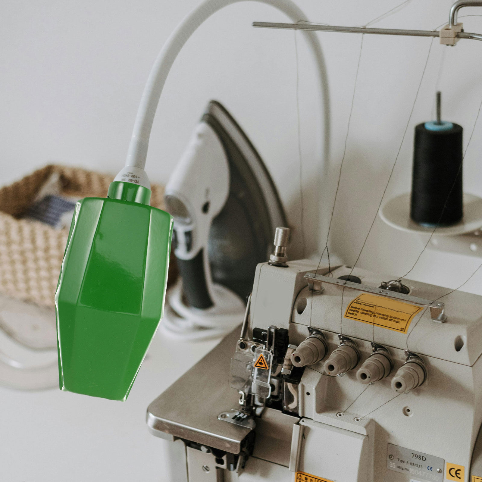 Workshop Tools Machine - Maschinenwerkzeug-Lampenschirm, grüne Schutzabdeckung für Industrieleuchten, Werkstatt-Arbeitstisch,