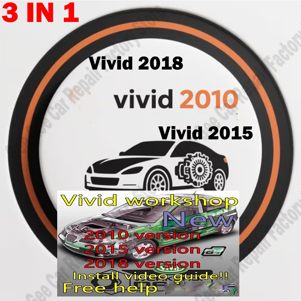 Workshop Tools Diagram - Neueste Auto-Auto-Reparatur-Software Vivid 2010/2015/2018 Werkstattdaten obd2-Scanner