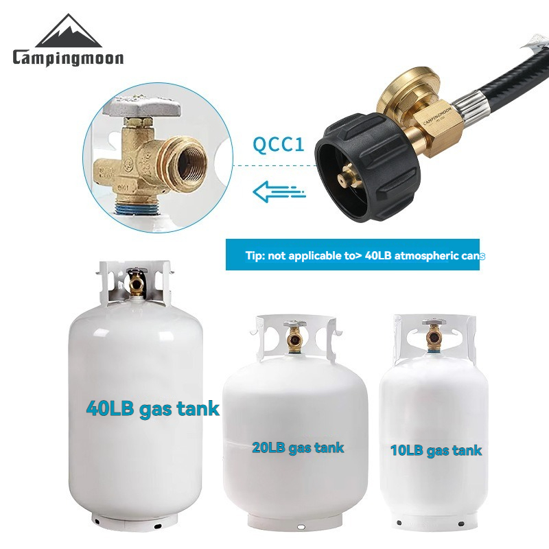 Tools Qcc - CAMPINGMOON PZ-106 QCC zu Propan Verlängerungsrohr