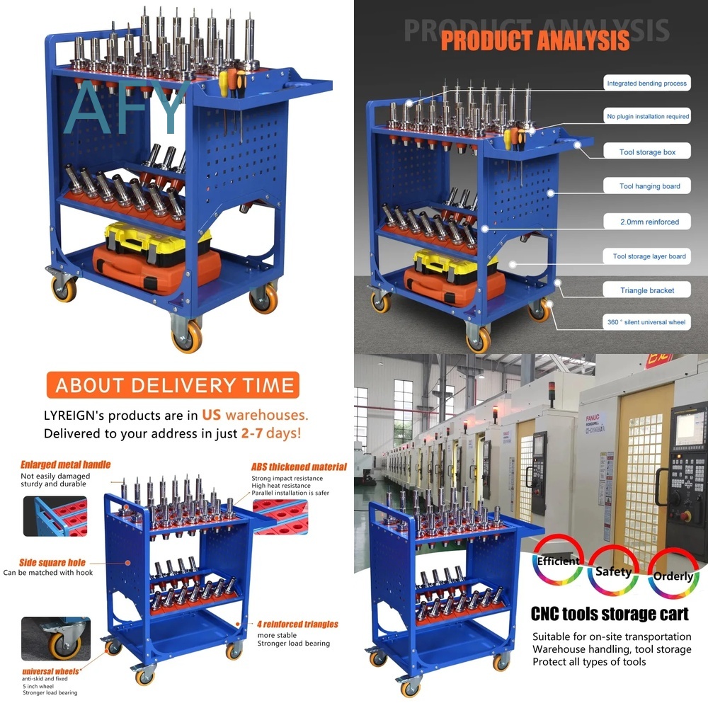 Workshop Tools Center - BT40 CAT40 Werkzeugwagen für CNC-Bearbeitungszentren mit