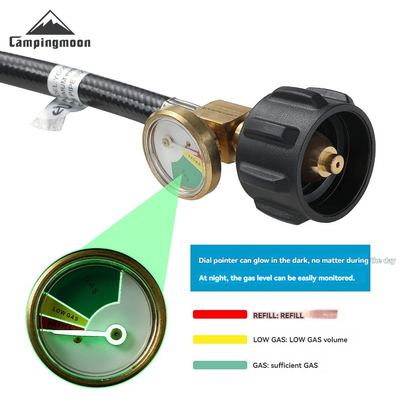 Tools Qcc - CAMPINGMOON PZ-106 QCC zu Propan-Verlängerungsrohr für