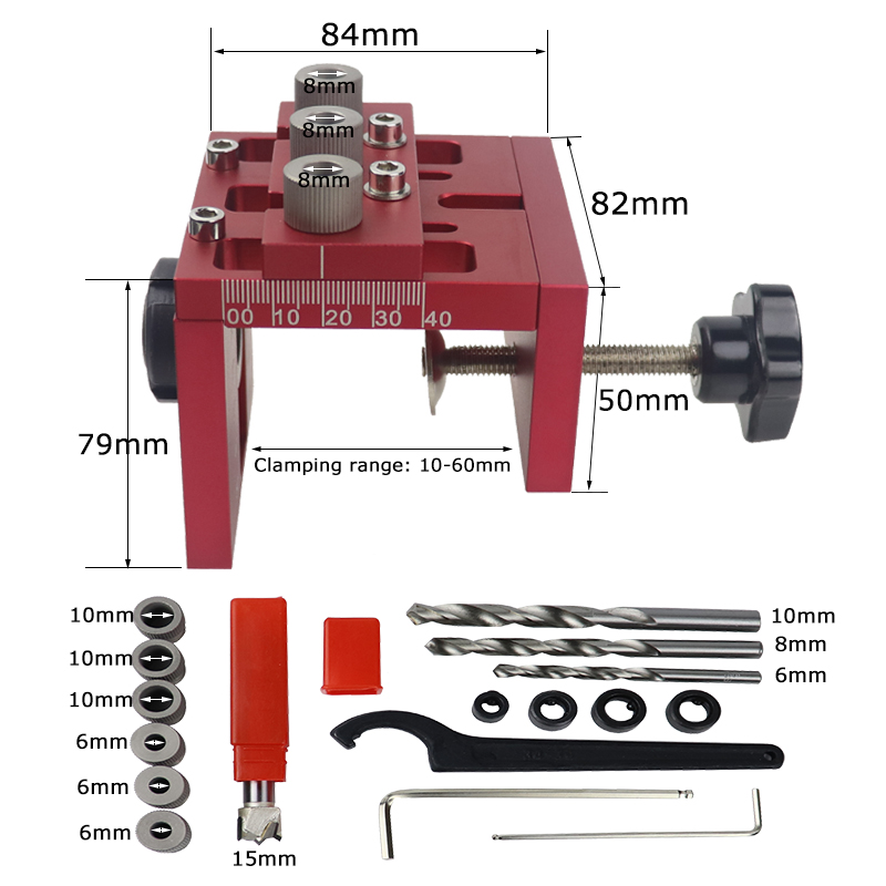 Abnehmbares 3-in-1-Dübellehren – Pocket Hole Jig Bewertung und Preis