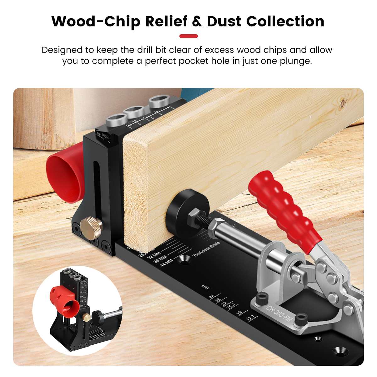 Enjoywood xk4 Holz bearbeitung – Pocket Hole Jig Bewertung und Preis