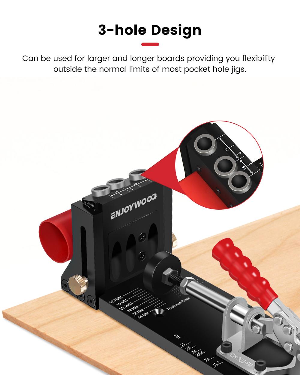 Enjoywood xk4 Holz bearbeitung – Pocket Hole Jig Bewertung und Preis