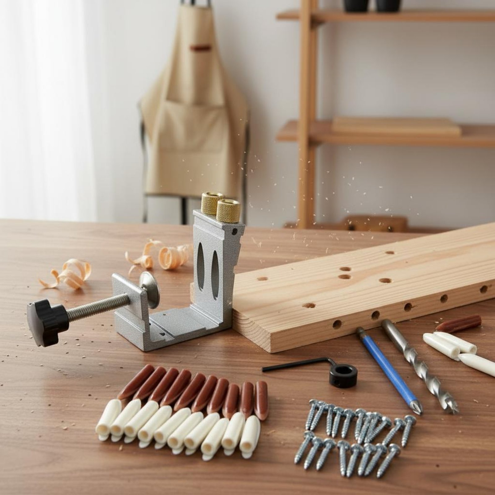 47-teilige Winkelbohrlehre für – Pocket Hole Jig Bewertung und Preis
