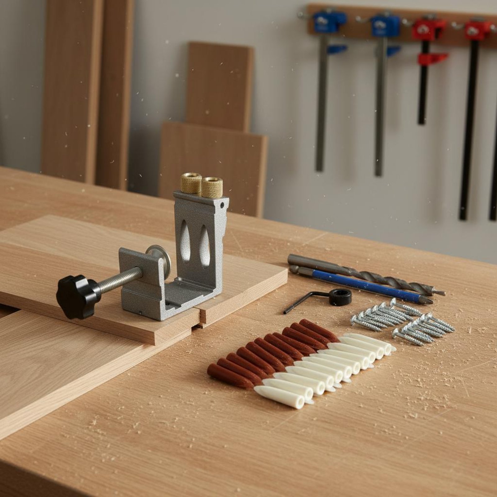 47-teilige Winkelbohrlehre für – Pocket Hole Jig Bewertung und Preis