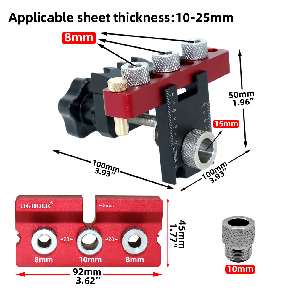 3-in-1 Universal-Dübel- und Ta – Pocket Hole Jig Bewertung und Preis