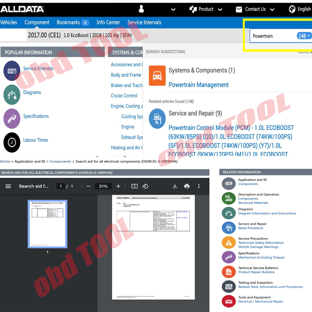 ALLDATA EU 2027 Online-Konto F – Workshop Tools Diagram Bewertung und Preis