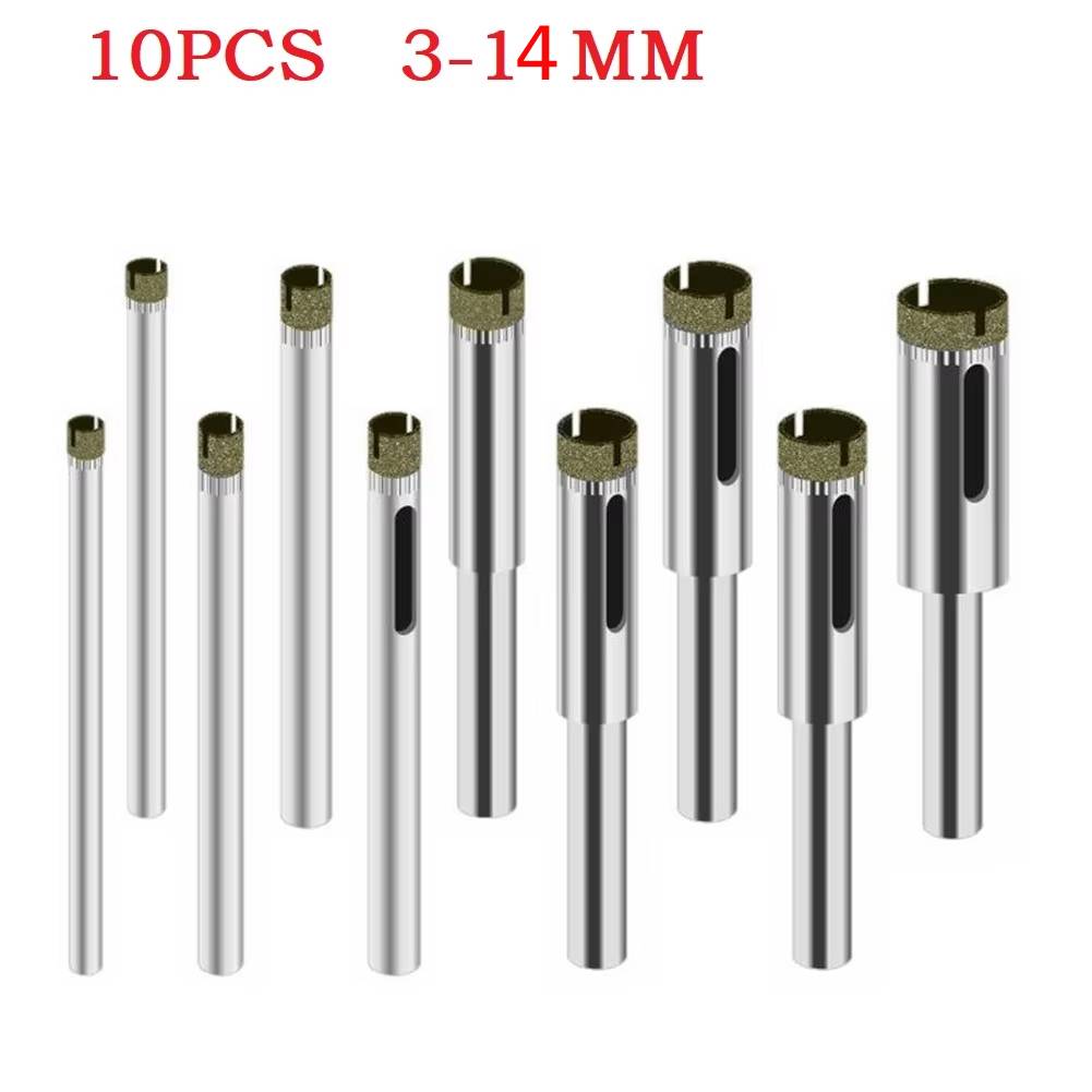 10-teiliges 3mm-14mm diamantbe – Pocket Hole Jig Bewertung und Preis